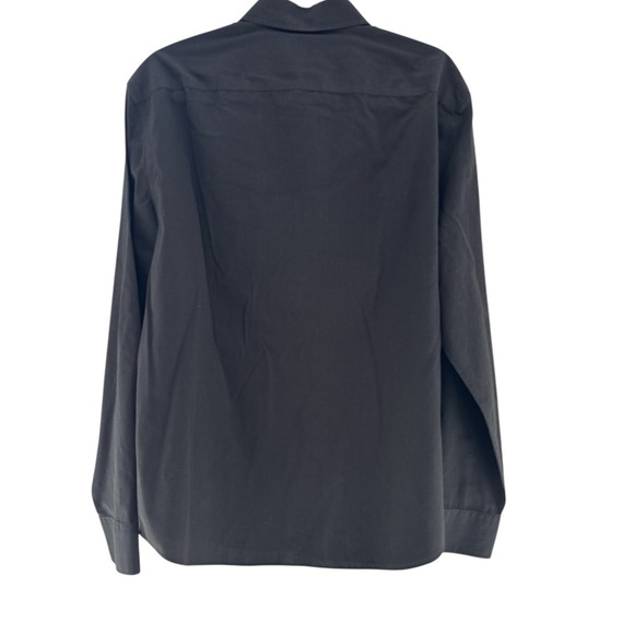 UNTUCKit Black Wrinkle Free Blackstone With Red Casual Button Down Shirt - Picture 2 of 7